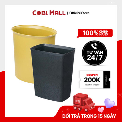 Thùng Rác Nhựa Chống Cháy Dùng Cho Văn Phòng, Đa Năng Tiện Lợi Phân Phối Chính Hãng Bởi Cobi Home