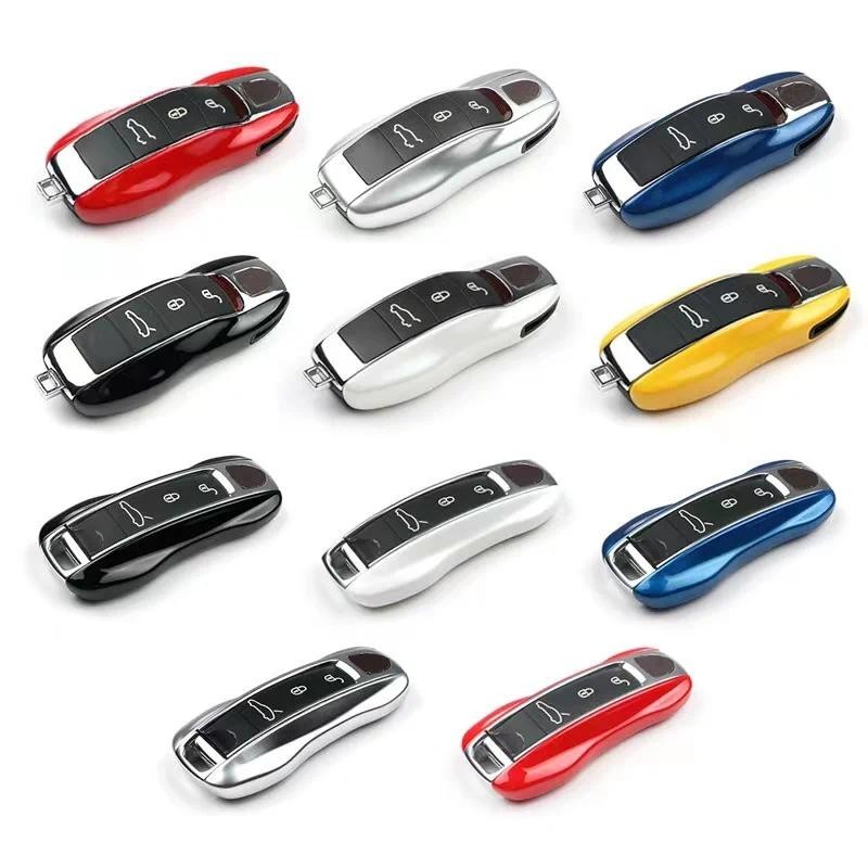Ốp Chìa Khóa Cho Porsche 718 911 Macan Panamera Cayman Cayman Cayman Boxster Chìa Khóa Từ Xa Xe Fob 