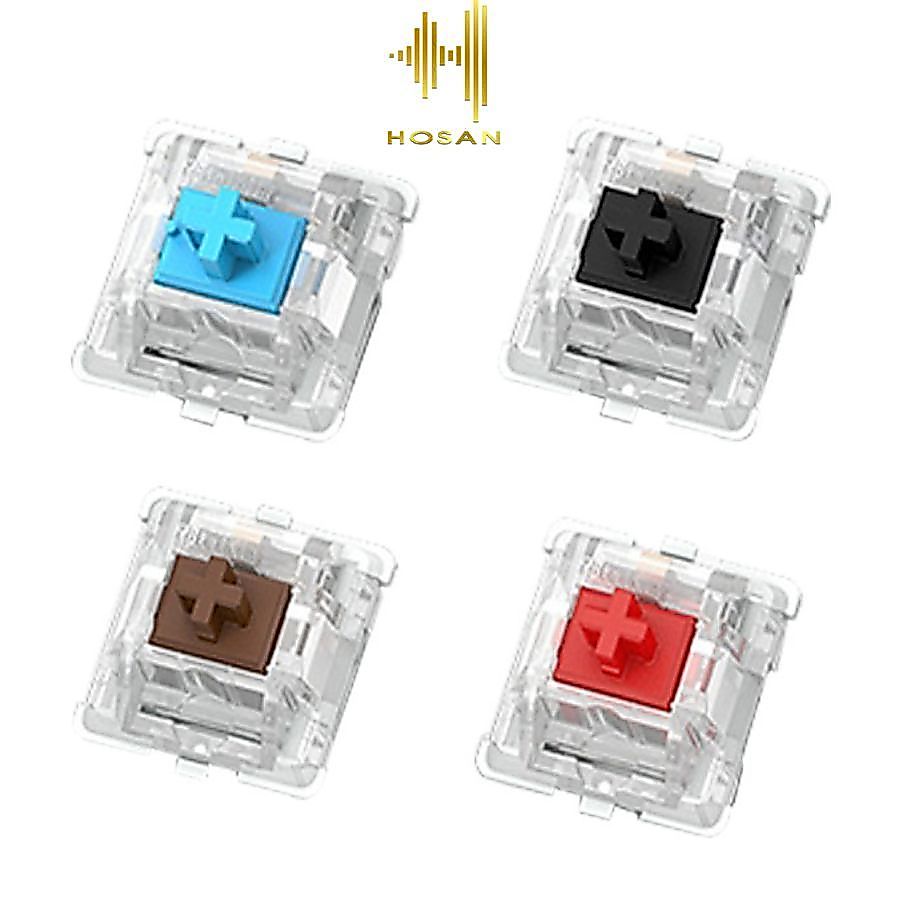 Combo Switch 3 Pin HOSAN Giá Rẻ Cho Bàn Phím Cơ Blue Switch / Red Switch / Brown Switch