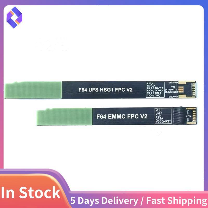 MỚI cho F64 Flash 64 EMMC FPC V2 / UFS HSG1 FPV Cáp 2 trong 1 cho Flash 64 Lite F64 UFS HSG1 FPC V2