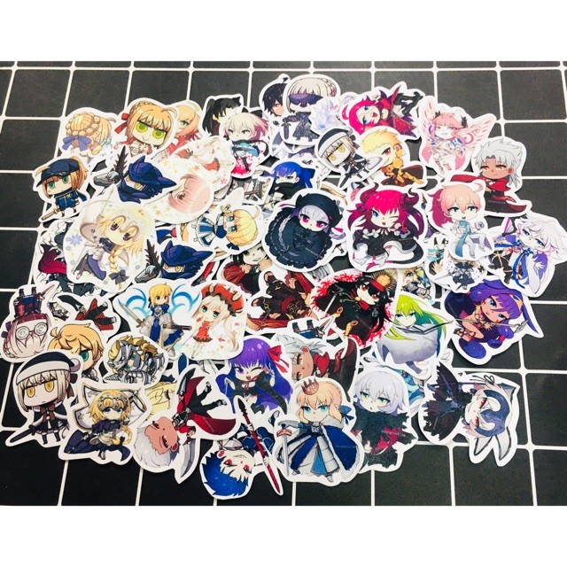 Sticker fate stay night ép lụa 60 hình / Sticker fate order