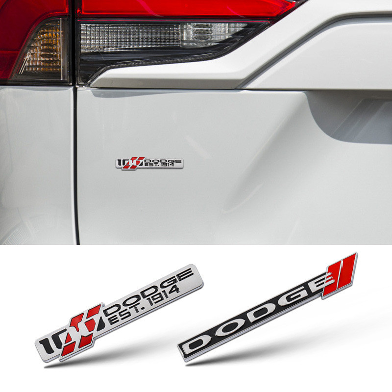 Hàng sẵn có Thích hợp cho DODGE DODGE DODGE DODGE DODGE Nhãn dán xe hơi Sửa đổi Thân xe Fender Nhãn 