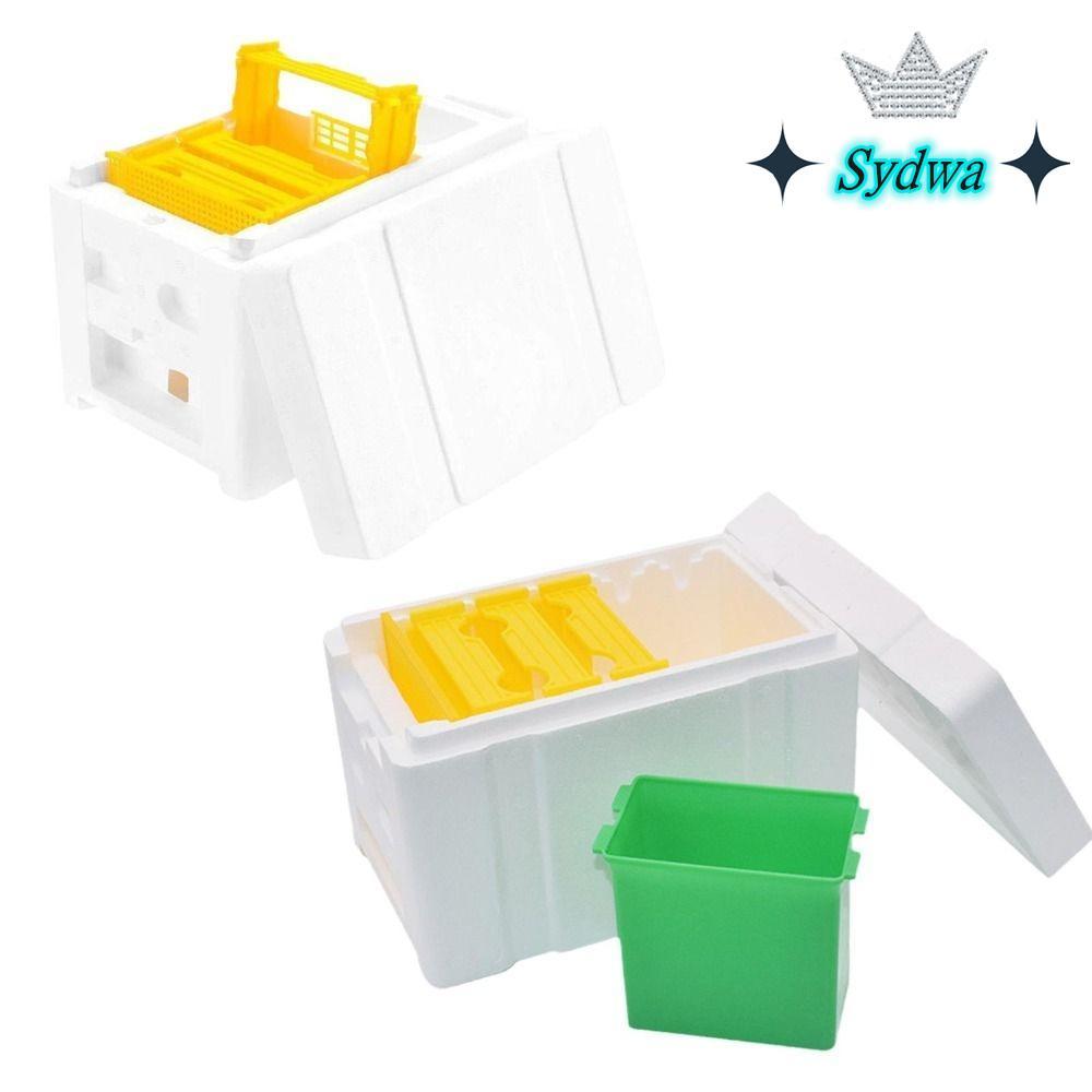 SYDWA Queen Bee Breeding Box, Bee Mating Box Foam Bee Hive Beekeeper Garden Pollination Box, Thiết b
