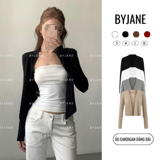 (MỞ BÁN) Áo khoác Cardigan dáng vừa midway thanh lịch BYJANE - 922