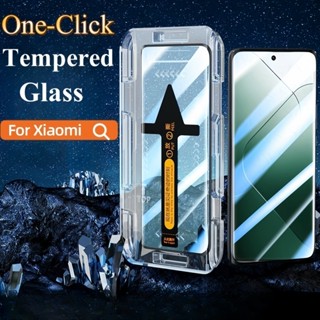 Bảo vệ màn hình trong suốt cho Xiaomi Mi 15 14 13 12 12S 11 10 Ultra Pro 13 Lite 13X 12X 10S Redmi Note 15 14 13 Pro Plus Xiaomi Mi Civi 3 1S Kính cường lực cài đặt một cú nhấp chuột dễ dàng 
