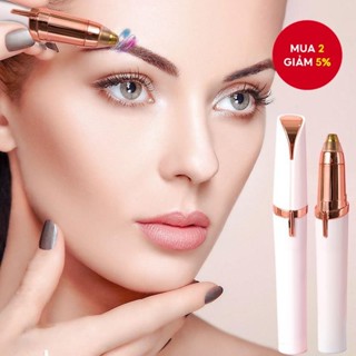Dụng cụ cắt lông mày bằng điện dành cho người mới bắt đầu Máy cắt lông mày điện tự động Máy cạo lông mũi không có pin