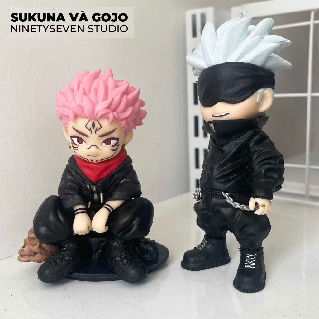 Mô hình nhân vật Sukuna và Gojo NinetySeven Chibi