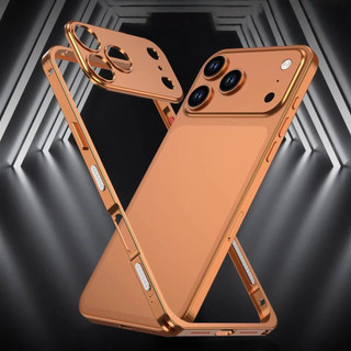  Khung tản nhiệt bằng kim loại Thích hợp cho vỏ điện thoại IPhone 17 Ống kính phần cứng Hợp kim nhôm 16 Vỏ cứng cao cấp 