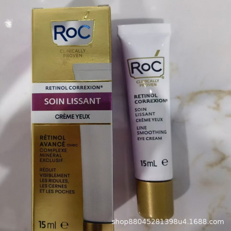 Hàng sẵn có * Cung cấp độc quyền Kem dưỡng mắt ROC Kem chống nhăn Làm săn chắc quầng thâm Retinol Re