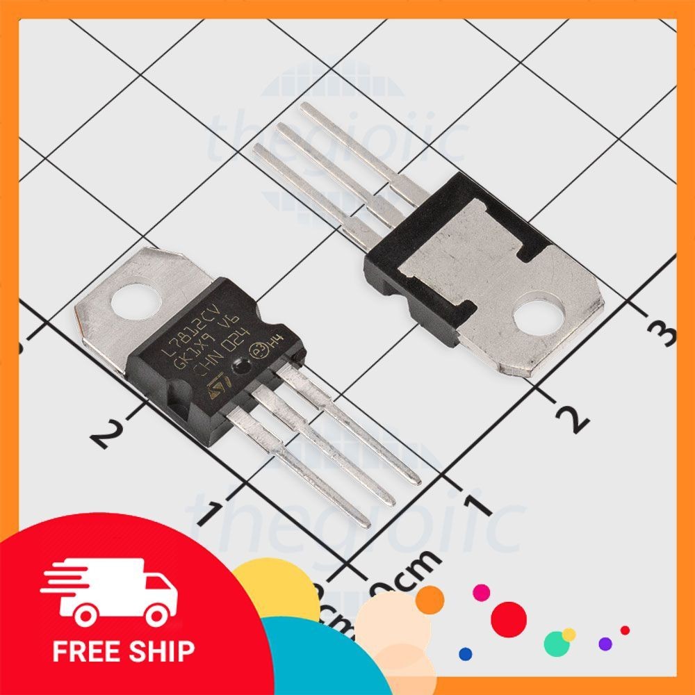 [3 Cái]- L7812CV IC Ổn Áp 12V 1.5A