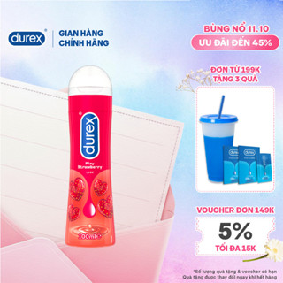 Gel bôi trơn Durex Play Strawberry hương dâu 100ml/chai