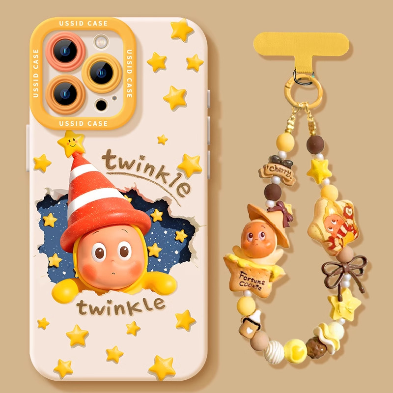 Thích hợp cho IPhone17 16 15 11 12 13 14 Pro Max 7Plus 16 8 15 PlusS Max XR X Bong Bóng Hành Tinh Vỏ