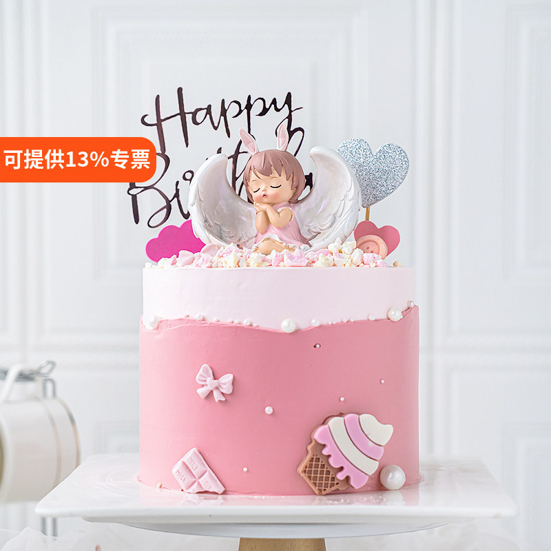 Trang trí bánh nướng Phim hoạt hình sáng tạo Dễ thương Annie Annie Annie Bé gái Sinh nhật Plug-In