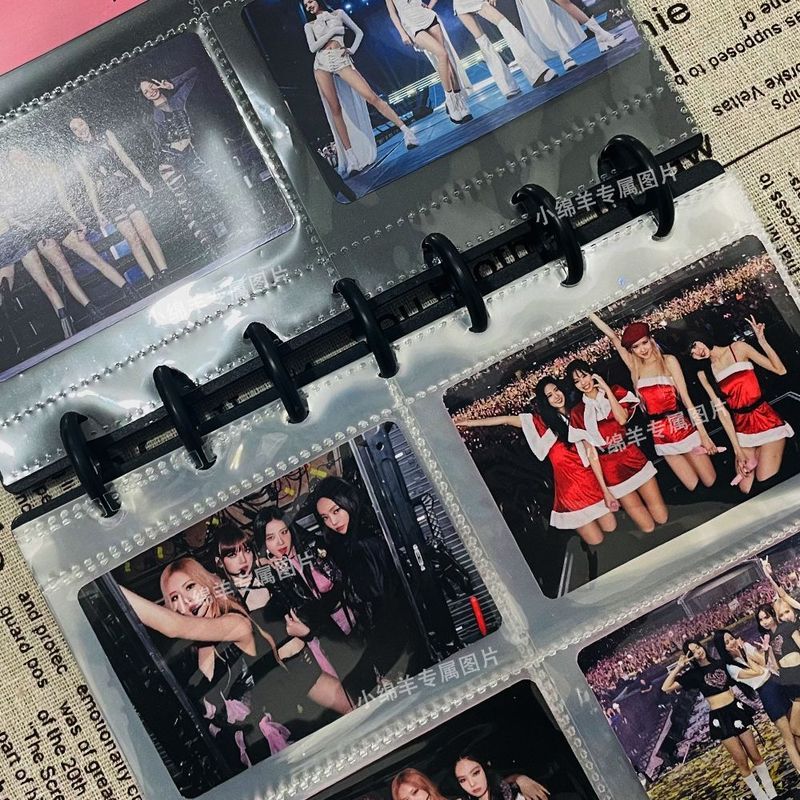 粉墨BLACKPINK高颜LOMO卡周边朴彩英LISA同. 款高清图案小卡明信片BLACKPINK High Definition Laser LOMO Card High Beauty Creati