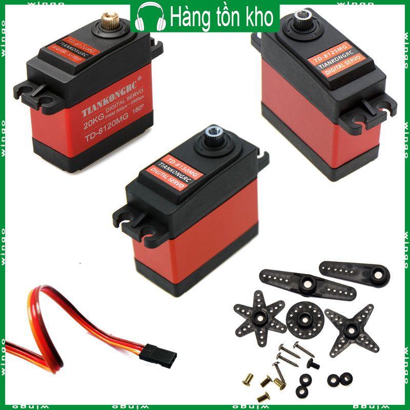 WIN servo kỹ thuật số chất lượng chuyên nghiệp 20kg servo bánh răng kim loại cho 1 8 1 10 RC