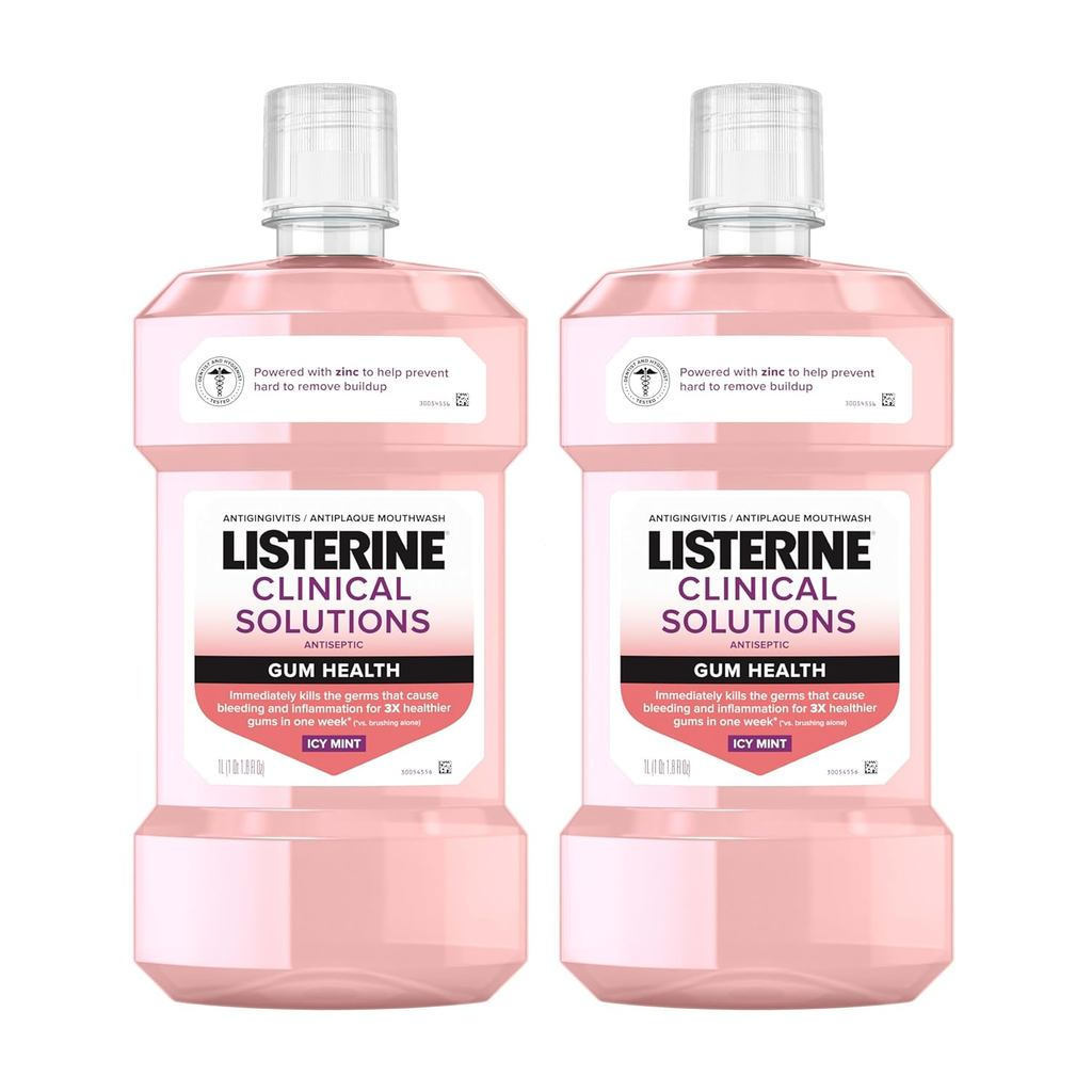 ListerineClinicalSolutionsGumHealthAntisepticMouthwash, Antigingitis & AntiplaqueOralRinseKillsGersf