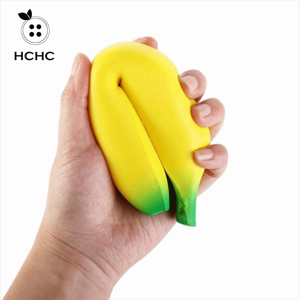 HCHC Đồ chơi chuối phục hồi chậm, Mô phỏng Chuối mềm tăng chậm, Mô phỏng chuối mềm hình quả chuối mề