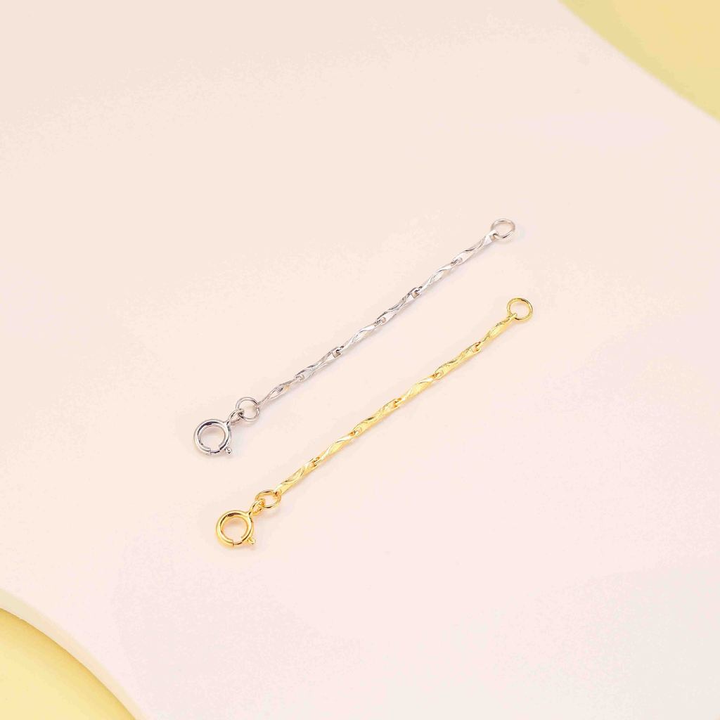 Preferred in-stock items#925Sterling silver necklace extension chain diy Accessory Extended chain en