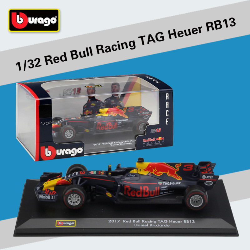 Baltan Sở Thích HC7 DZG Đồ Chơi HC9 Burago 1: 32 Red Bull Fleet 2017 Game Season RB13 F1 Đua Xe Mô P