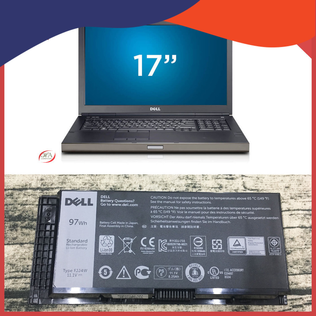 Pin Thay Thế Laptop Dell Precision M6800