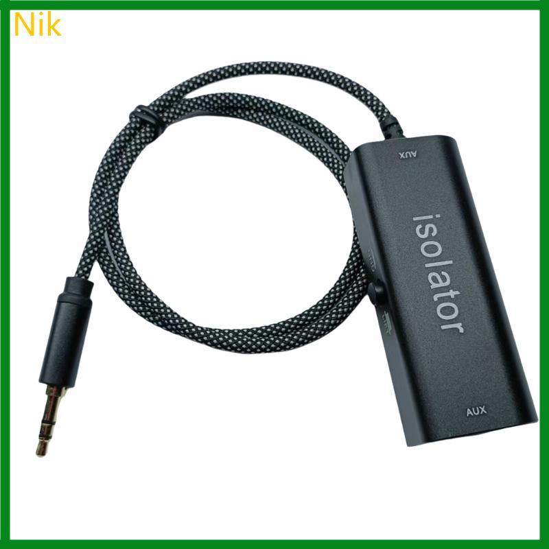 Nik Ground Looping Noise Isolator cho âm thanh ô tô Hệ thống âm thanh nổi gia đình Bộ cách ly vòng m