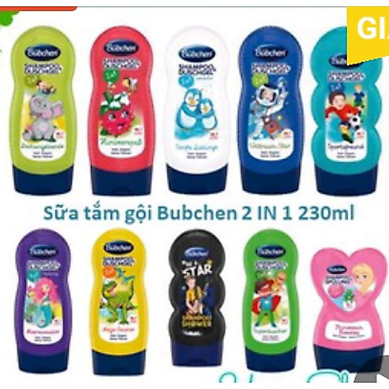 CHAI SỮA TẮM TRẺ EM BUBCHEN 230ml- ĐỨC