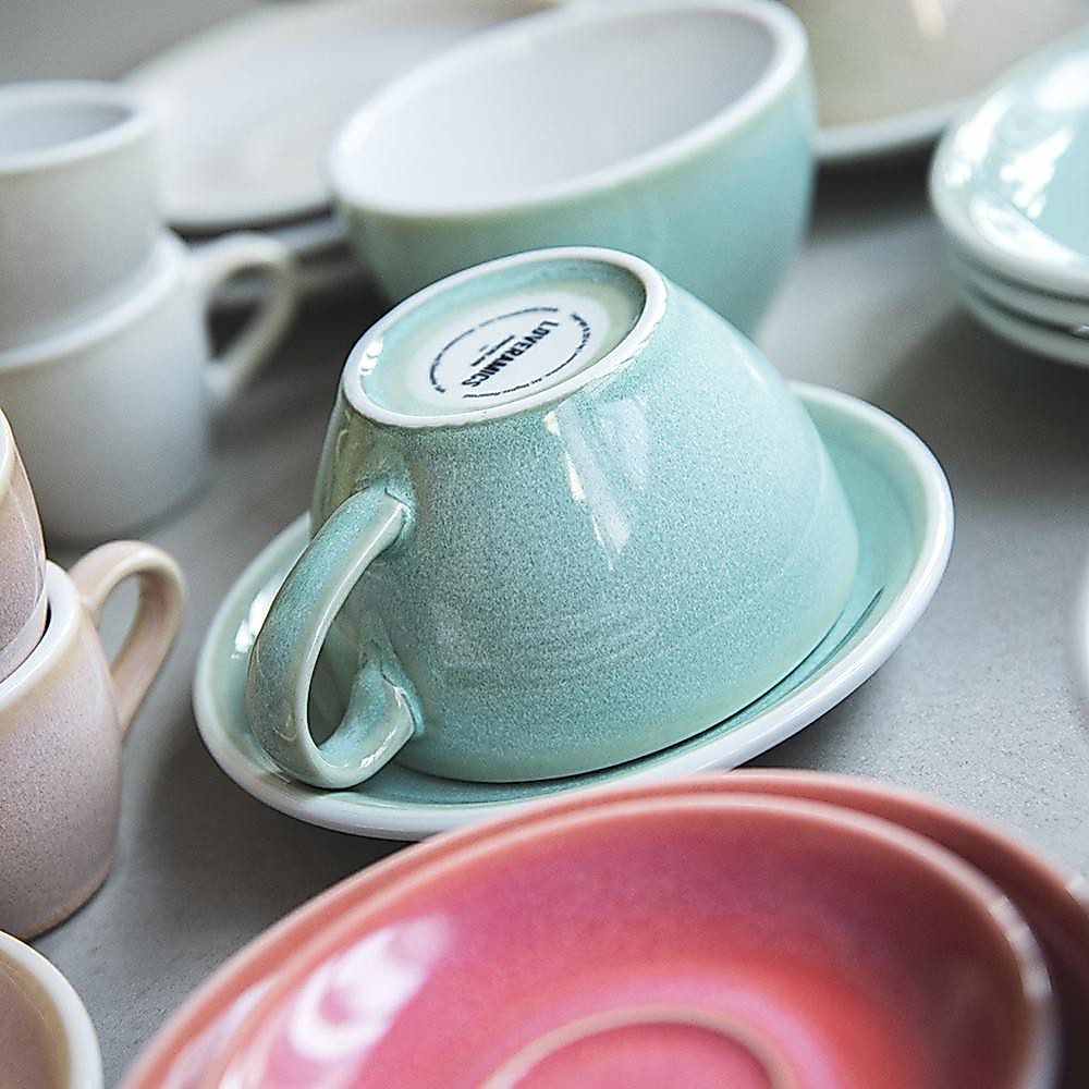 Ly Cà Phê Egg 250ml Cappuccino Cup & Saucer (Màu Potters) - Loveramics