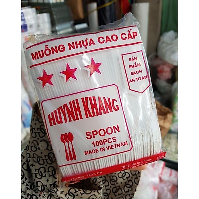 60 thìa nhựa dùng 1 lần