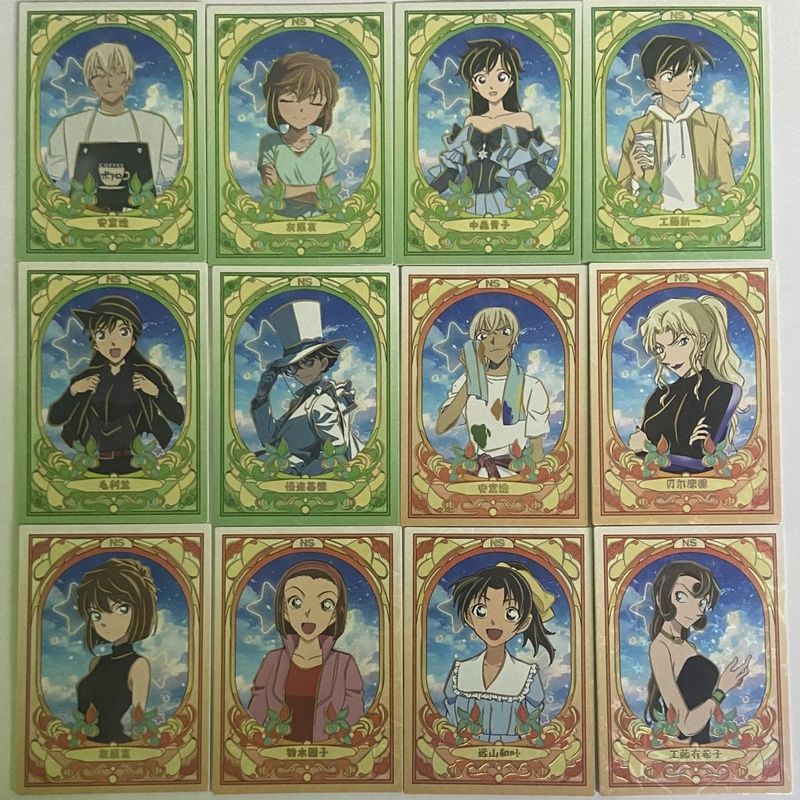 Thám Tử Lừng Danh Conan Maurilan Conan Haihara Ai Hattori Heiji Weika Thẻ Thẻ