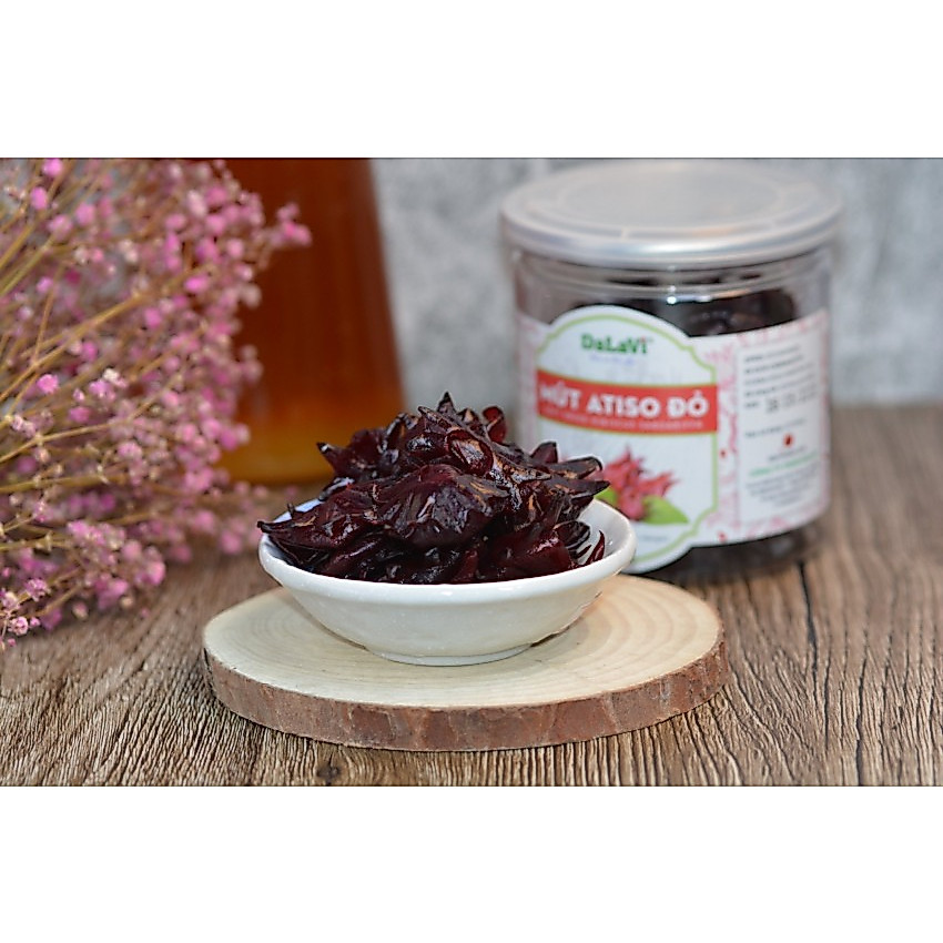 Mứt Atiso đỏ (mứt Hibiscus) DaLaVi - FREESHIP - Đặc Sản Đà Lạt