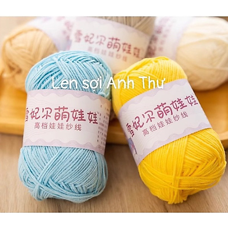 Len baby yarn loại 1 [bảng màu 1 - 67]