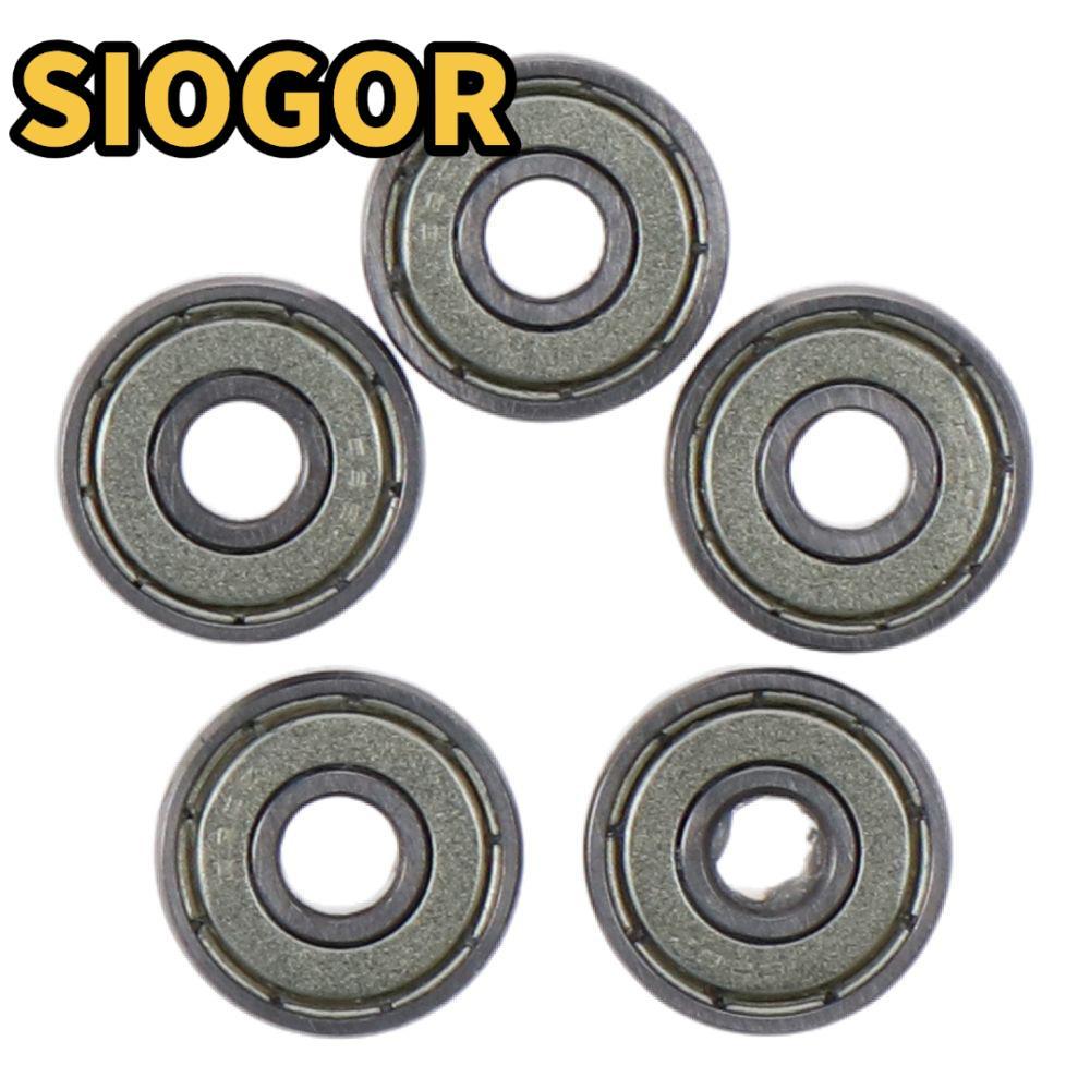 SIOGOR 10 Vòng bi kín đôi, Vòng bi rãnh sâu được bôi trơn sẵn bằng thép Chrome, Hộp số vòng bi thu n