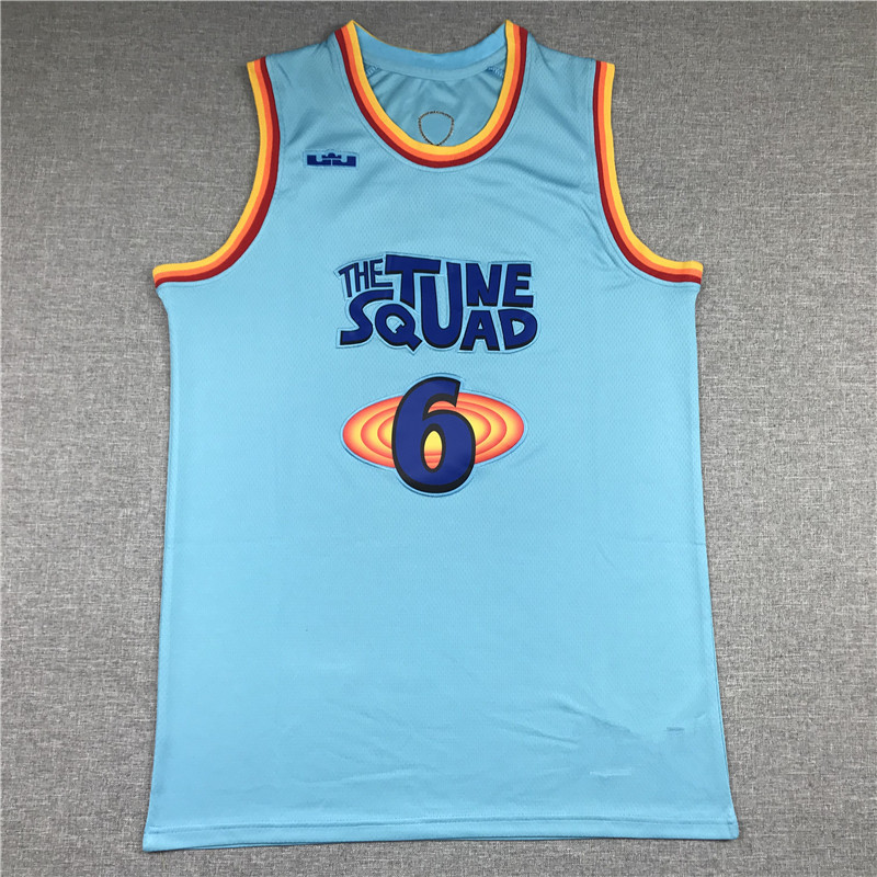 JAMES No. 6 Bóng Rổ JERSEY Big dunk xanh 06KING JAMES Big dunk xanh JERSEY