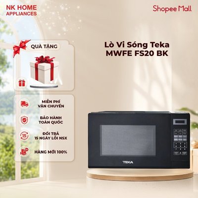 Lò Vi Sóng Teka MWFE FS20 BK - Dung tích 20 lít - Công suất 1680W - Bảo Hành 24 Tháng Chính Hãng