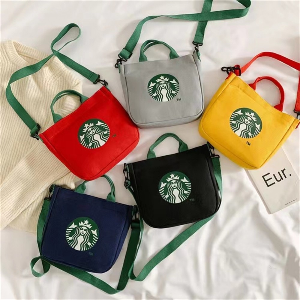 [DOLLDOLL-VN]Canvas Bag Shoulder Bag Messenger Bag Portable Bucket Simple Sling Bag