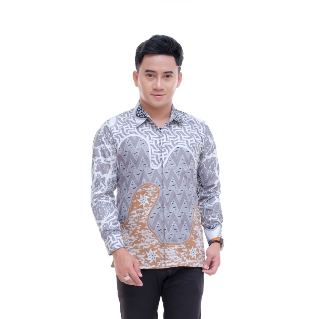 KEMEJA Azriel Batik Áo Sơ Mi Nam Cao Cấp, Thoáng Mát, Thoải Mái, Baju Batik Lelaki, Baju Batik, Bati