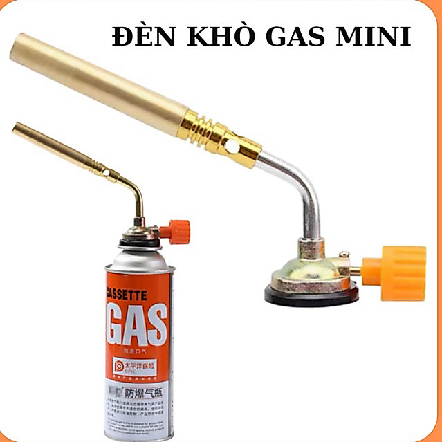 Khò gas mini bằng đồng dùng cho bình ga mini,đèn khò hàn ống đồng,đèn khò gas,đèn khò ga 2 nòng,đầu 