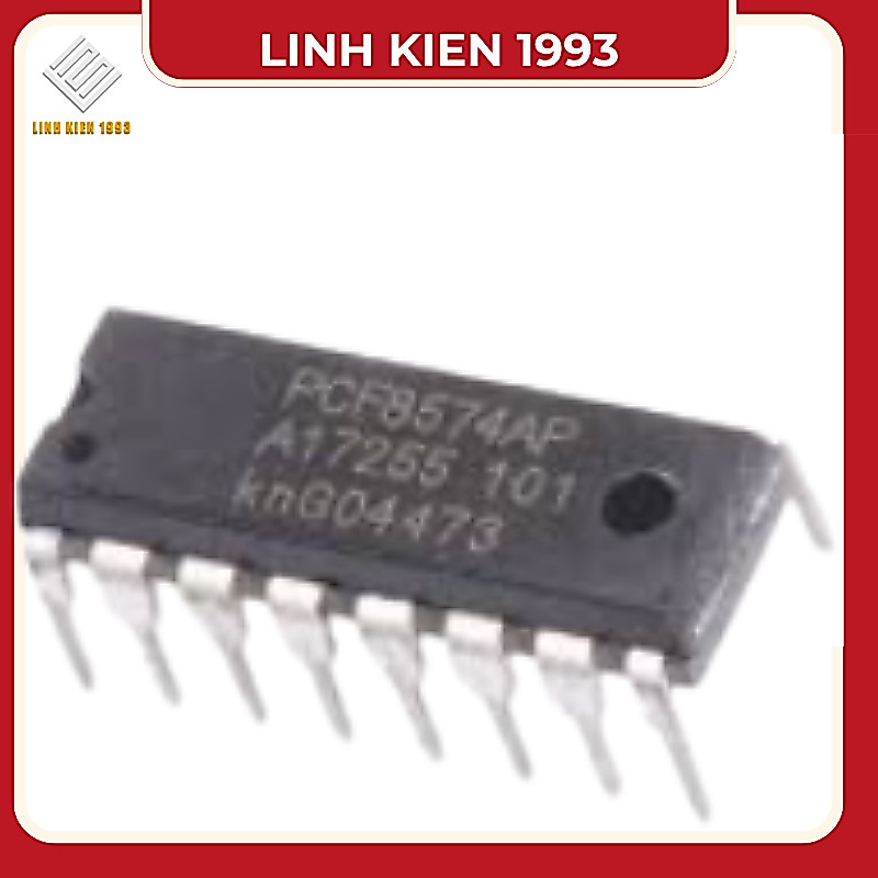 IC PCF8574 – IC mở rộng I/O qua I2C chân cắm dip