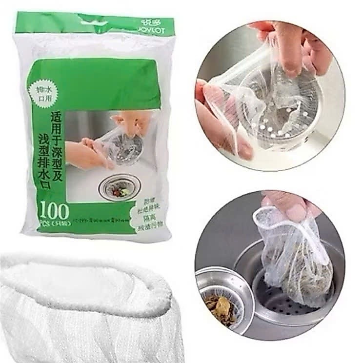 Combo 5 Túi Lọc Rác Bồn Rửa Chén Tiện Lợi, Túi Lọc Rác Nhà Tắm, Túi Lọc Rác - AV88