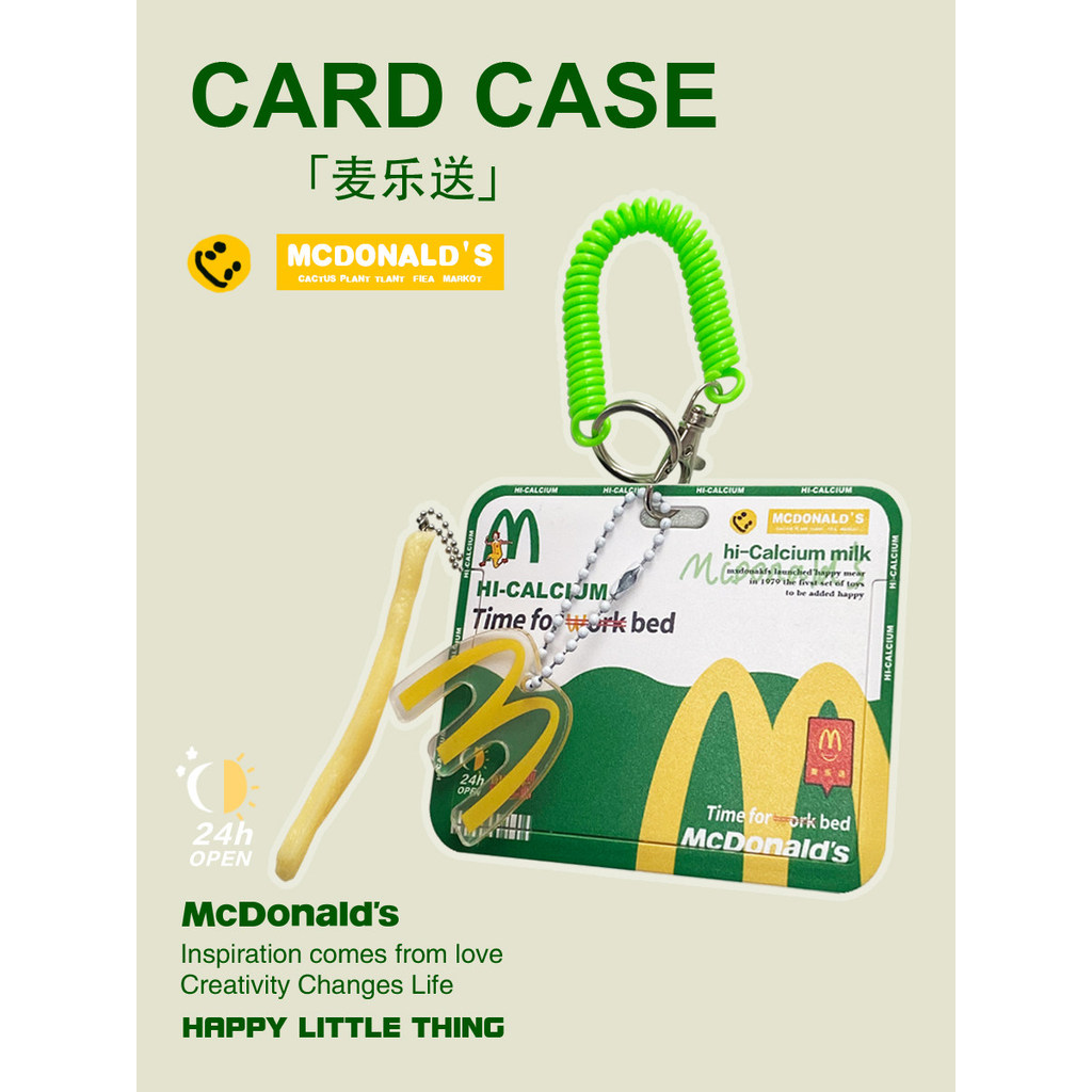 FANDOU Original M Kee Mai Mai Le Free Card Holder Bus Subway Campus Sinh viên ID Kiểm soát truy cập 