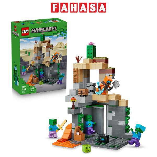 Đồ Chơi Lắp Ráp Ngục Zombie - Lego Minecraft 21587 (284 Mảnh Ghép)