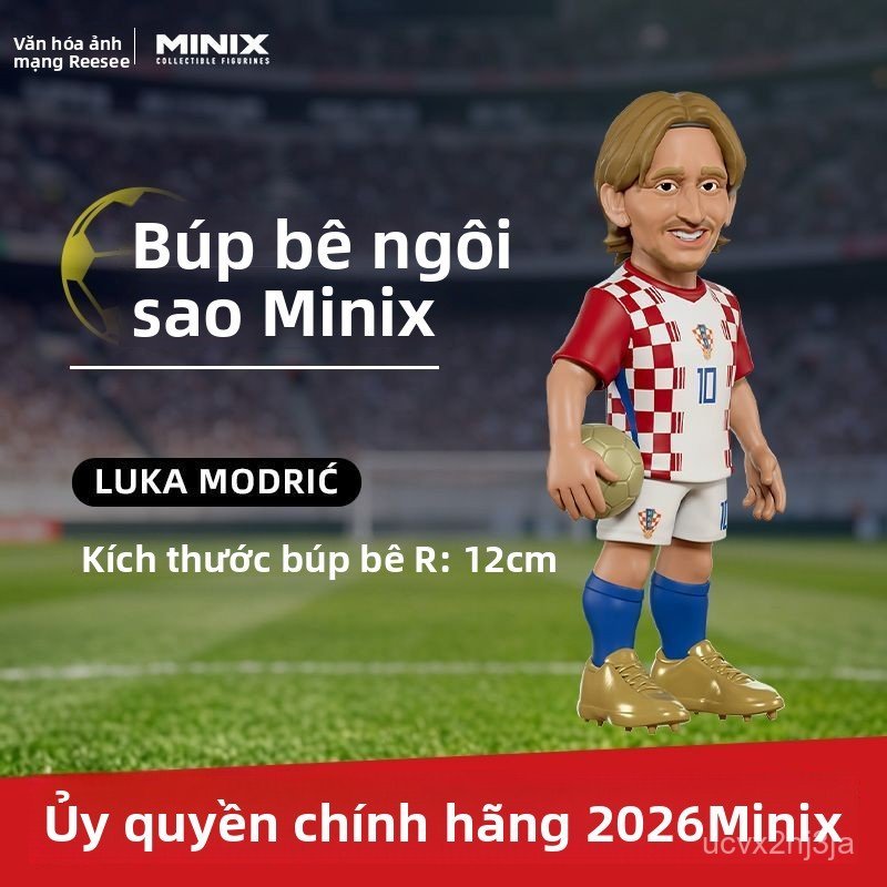 Mô hình Figure cầu thủ World Cup 2026 chính hãng Messi Ronaldo Mbappe bộ quà tặng fan bóng đá