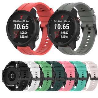 Dây đeo silicon 20mm 22mm cho Garmin Forerunner 265 255 245 245M 645 645M 55 158 165 Âm nhạc 970 570 42mm 47mm Dây đeo đồng hồ thể thao
