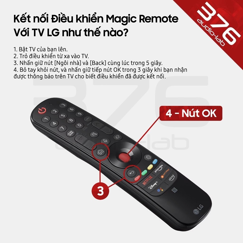 [LOẠI XỊN] Remote Giọng Nói LG MR21 MR22 MR23 MR24 Tương Thích Smart TV LG 2021-2024