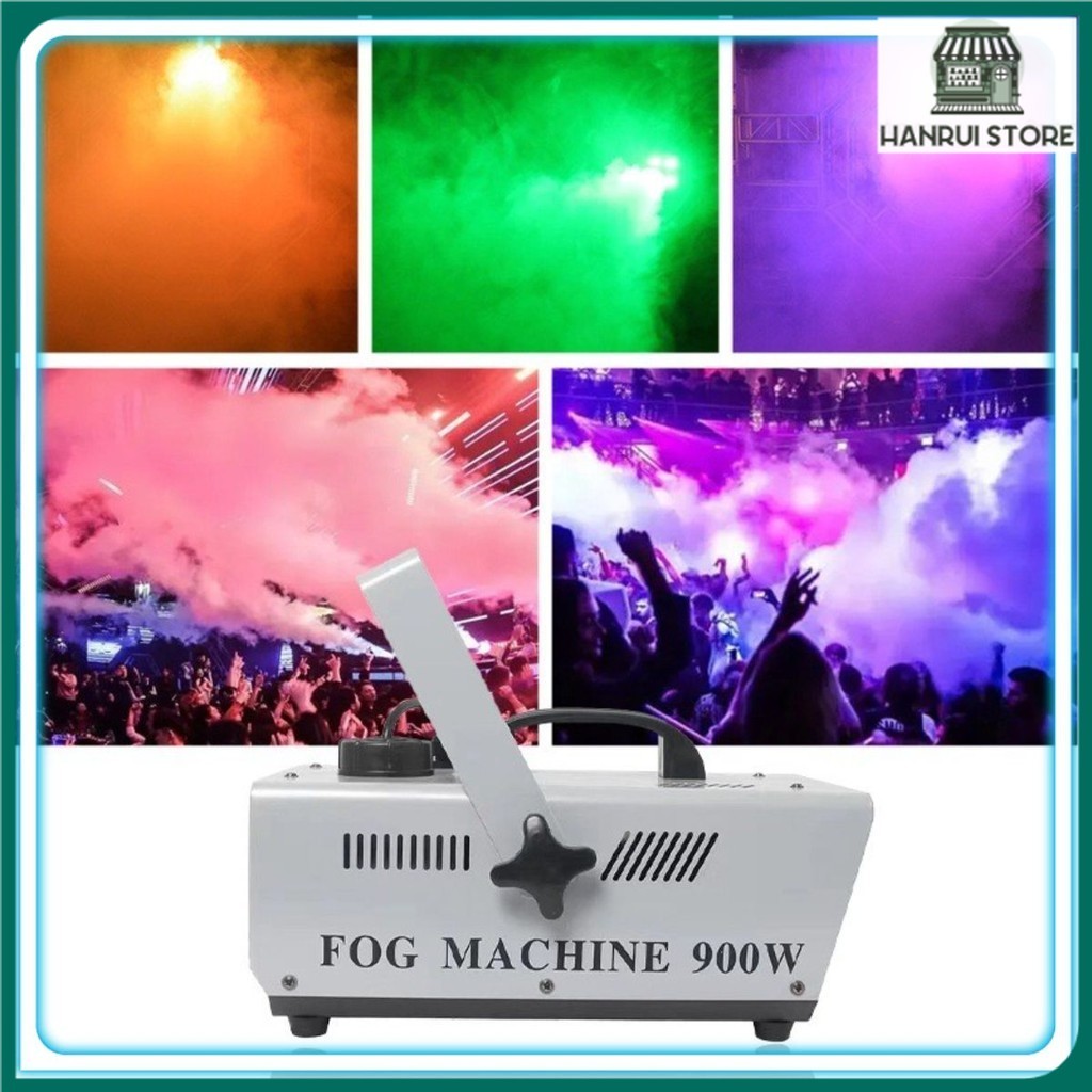 Máy Phun Khói Sân Khấu FOG MACHINE 900W ( tích hợp điều khiển từ xa và bằng dây ) Hanrui Ivory Home