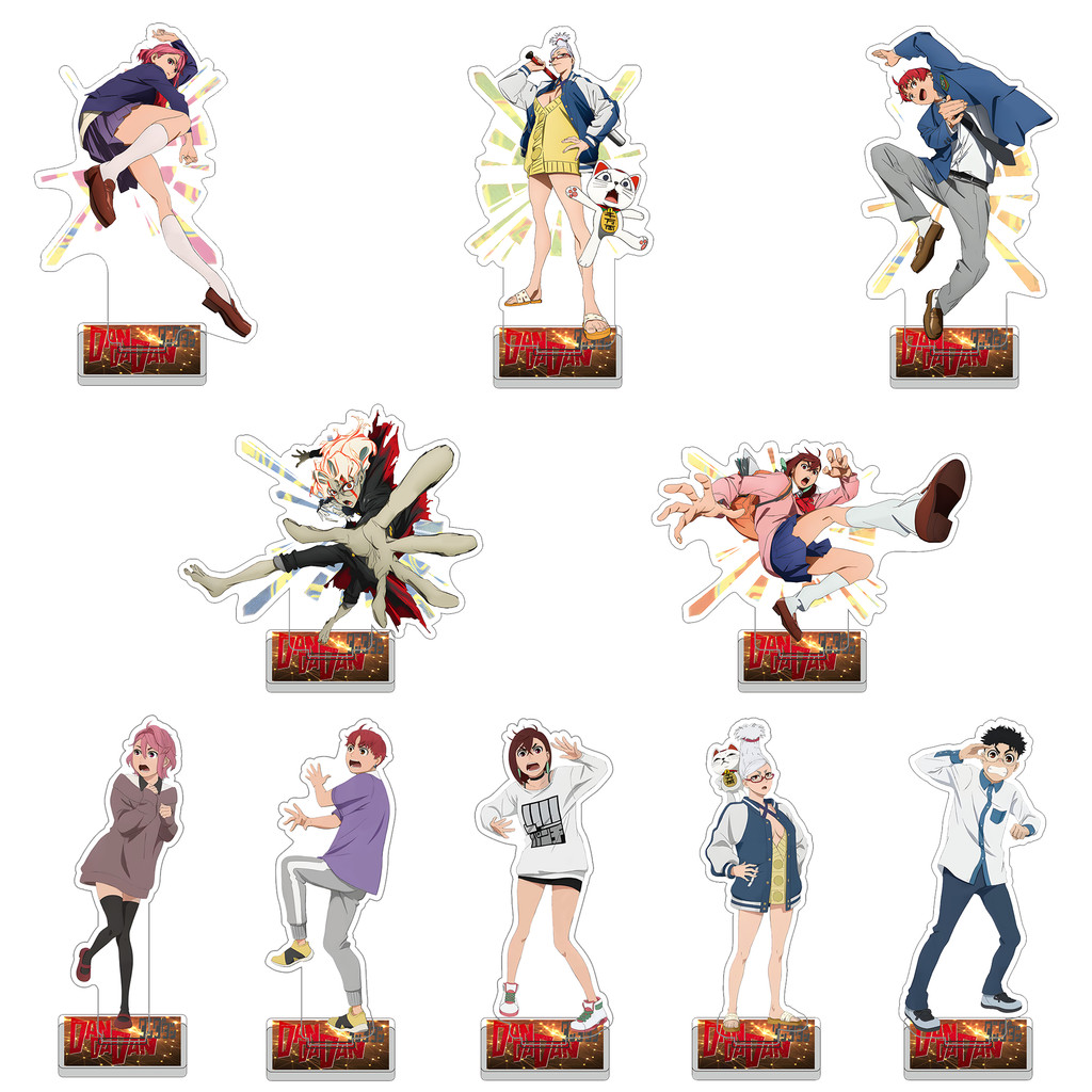 Mô Hình Acrylic Dandadan 12cm Standee -Momo Ayase-Ekaron-Ayase Seiko Trang Trí Bàn, Quà Tặng Anime