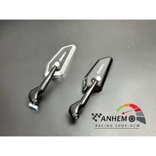  GƯƠNG XE MÁY NHỰA KIỂU HC744 TẶNG KÈM ỐC 10li GẮN BÊN TRÁI 