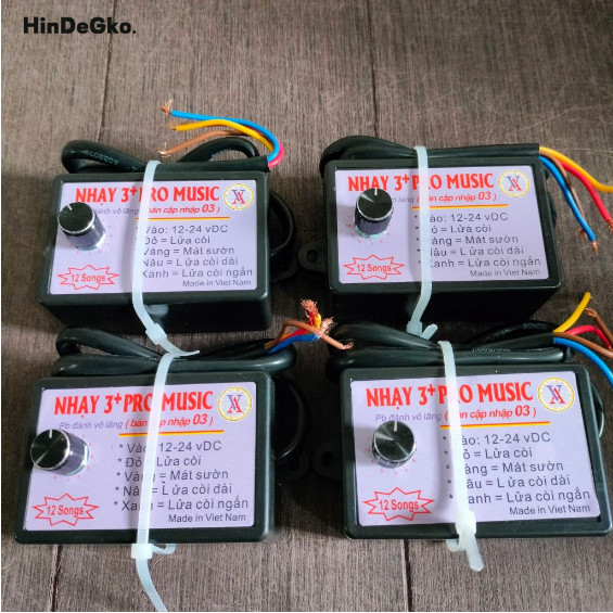 ⚡HDG Nhại 3 pro 8 bài, nhại kèn hơi,nhại nhanh chậm, sàI cả còi hơi,kèn điện auto 12v, 24v