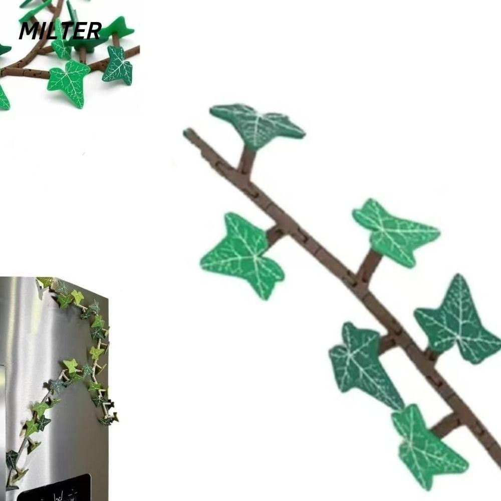 Nam châm tủ lạnh MILTER English Ivy, Nam châm Ivy bền in hình, Nam châm tủ lạnh vui nhộn với thân câ