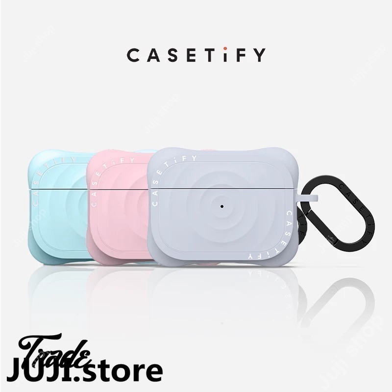CASETiFG HY AirPods PPro Ốp Lưng Tai Nghe Bluetooth Không Dây Sóng Thích Hợp Cho Apple AirPods Pro 2 3 4 Pro Pro2 Thương Hiệu Thời Trang Sóng Đơn Giản Silicon Chống Rơi Mềm